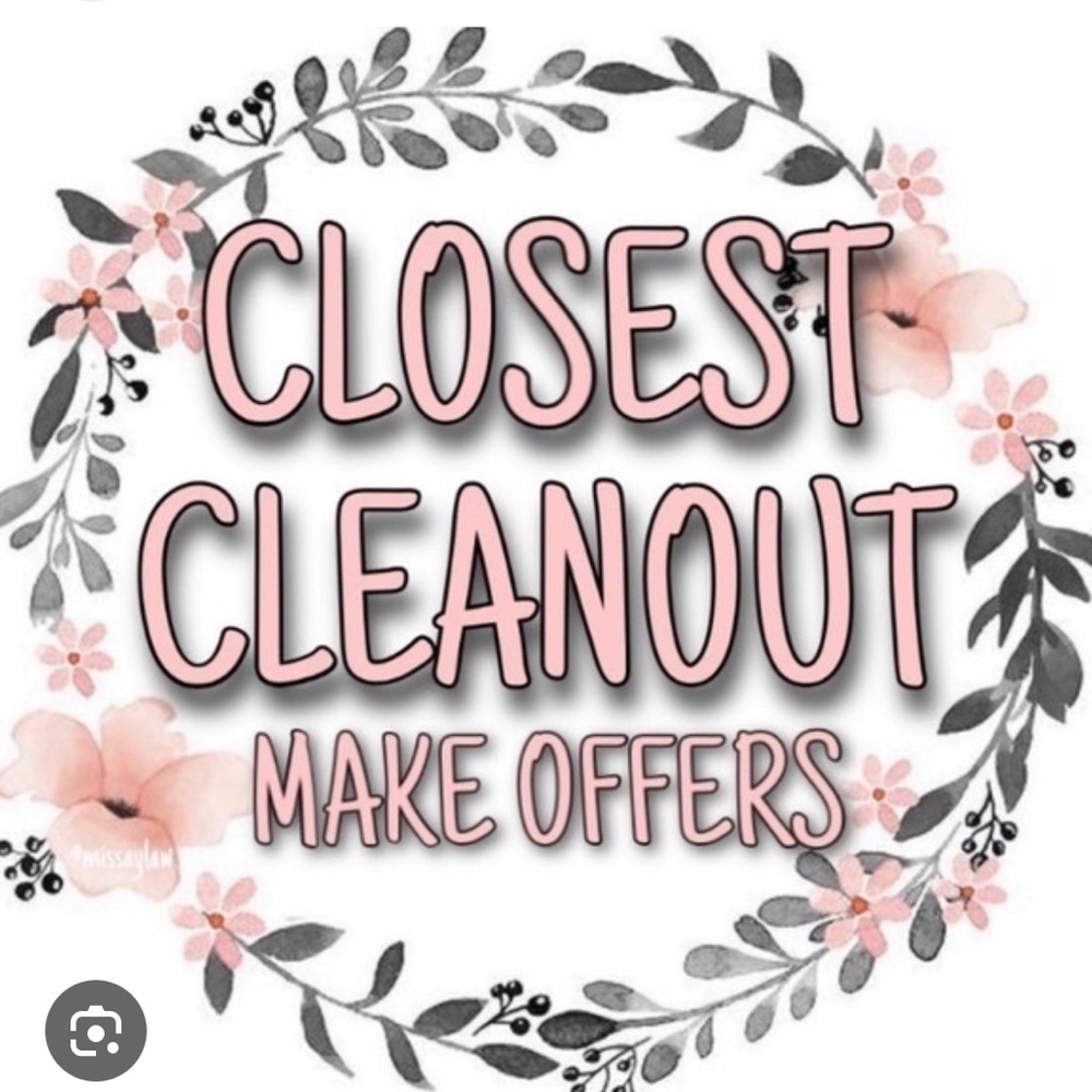 Time for a closet clean out!  Please make me a reasonable offer!